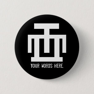 Badge Rond 5 Cm Symbole de DUA   de HWE MU de contrôle de qualit