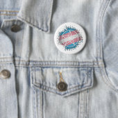Badge Rond 5 Cm Symbole de la fierté transgenre de peinture (En situation)