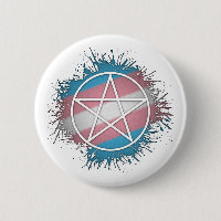 Symbole de la fierté transgenre de peinture