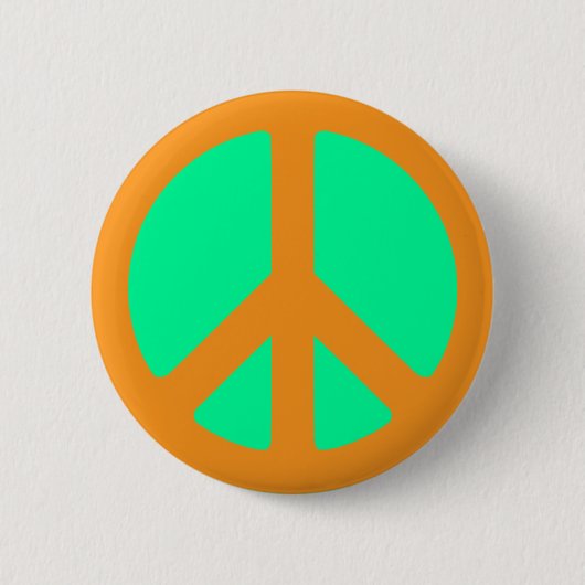 Badge Rond 5 Cm Symbole de la paix (Devant)