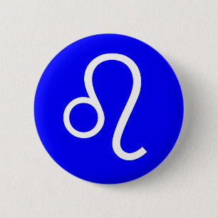 Badge Rond 5 Cm Symbole de Leo