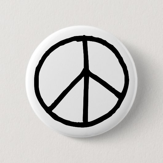 Badge Rond 5 Cm Symbole de paix (Devant)