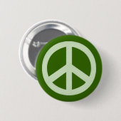 Badge Rond 5 Cm SYMBOLE DE PAIX VERT Pastel (Devant & derrière)