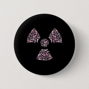 Badge Rond 5 Cm Symbole de radiographie pour la sensibilisation au