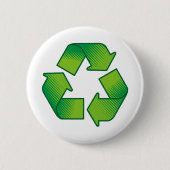 Badge Rond 5 Cm Symbole de recyclage (Devant)