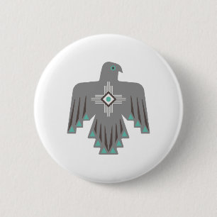 Badge Rond 5 Cm Symbole de Thunderbird