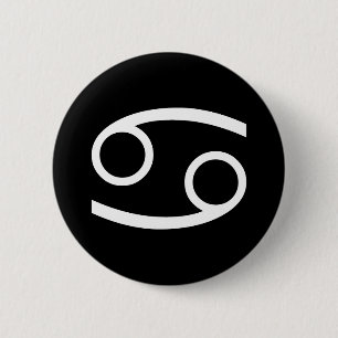 Badge Rond 5 Cm Symbole du cancer
