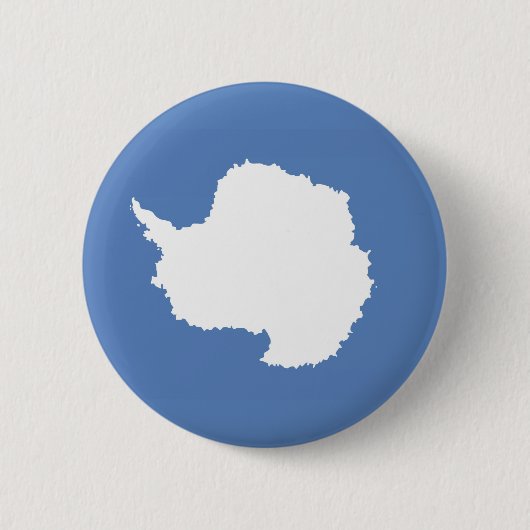 Badge Rond 5 Cm Symbole du drapeau du continent antarctique (Devant)
