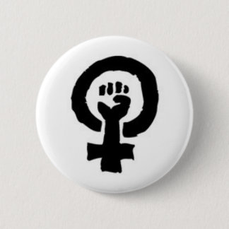 Badge Rond 5 Cm Symbole féministe