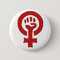 Symbole féministe rouge