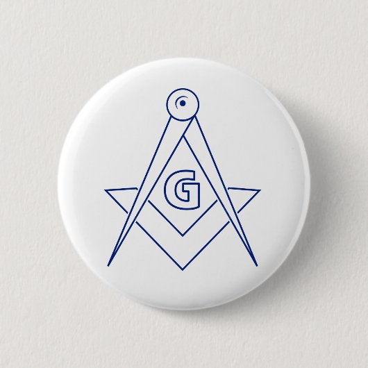 Badge Rond 5 Cm Symbole franc-maçonnerie (Devant)
