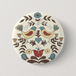 Badge Rond 5 Cm SYMBOLE Hex Amish néerlandais Pennsylvanie Bird Am