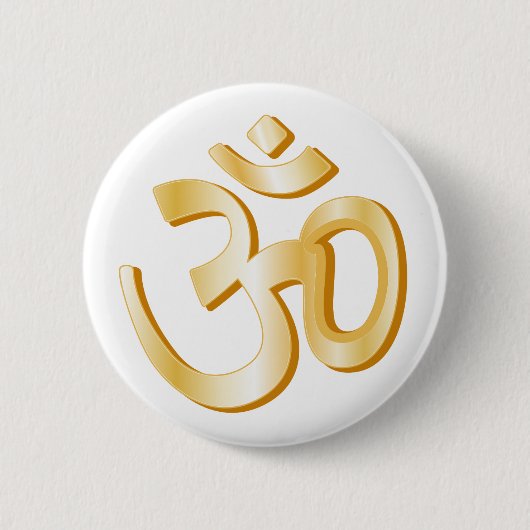Badge Rond 5 Cm Symbole hindouiste (Devant)