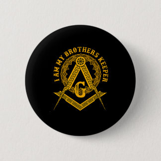 Badge Rond 5 Cm Symbole maçonnique Brothers Keeper Illuminati Cons