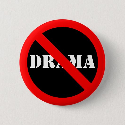 Badge Rond 5 Cm Symbole "Non" personnalisable (Devant)