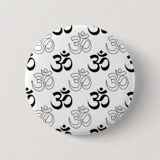 Badge Rond 5 Cm Symbole Om, Aum