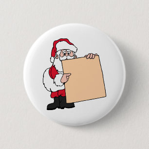 Badge Rond 5 Cm SYMBOLE Père Noël