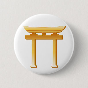 Badge Rond 5 Cm Symbole shinto