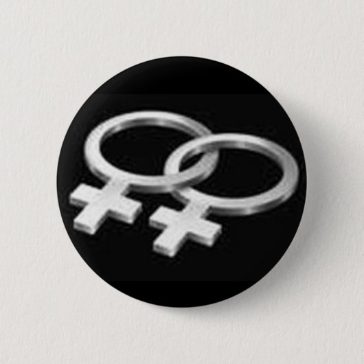 Badge Rond 5 Cm Symboles lesbiens (Devant)