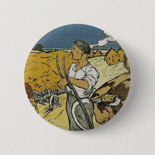 Badge Rond 5 Cm Syndicat Central Des Agriculture De France