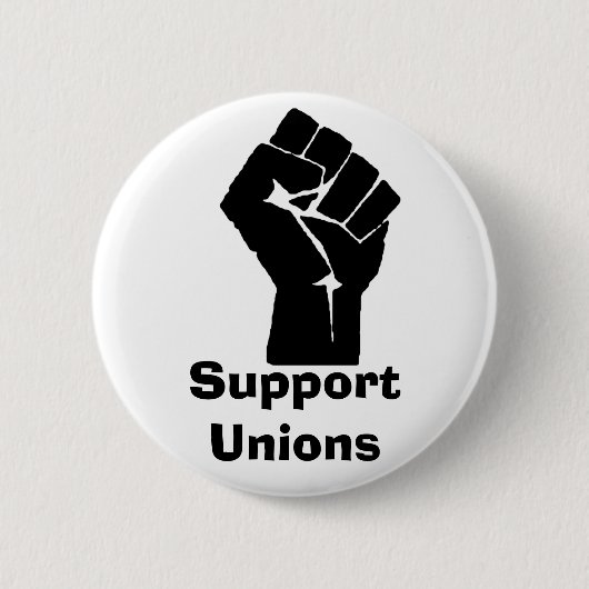 Badge Rond 5 Cm Syndicats de soutien (Devant)