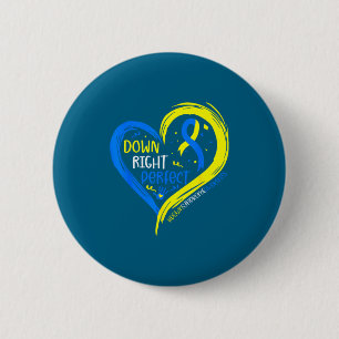 Badge Rond 5 Cm Syndrome Drôle Absolument Parfait de sensibilisati