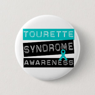 Badge Rond 5 Cm Syndrome Tourette