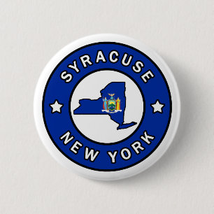 Badge Rond 5 Cm Syracuse New York
