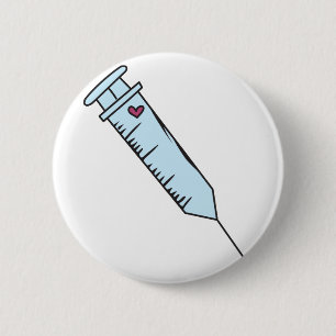 Badge Rond 5 Cm Syringe