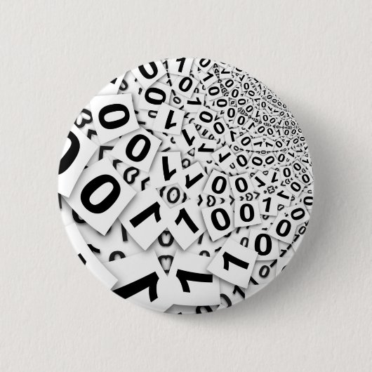 BADGE ROND 5 CM SYSTÈME BINAIRE (Devant)