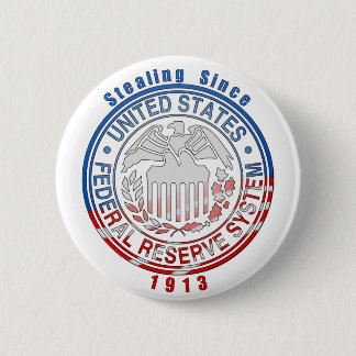 Badge Rond 5 Cm Système de Federal Reserve