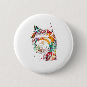 Badge Rond 5 Cm Système respiratoire