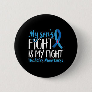 Badge Rond 5 Cm T1d Guerrier Mes Fils Lutter C'Est Mon Combattre L