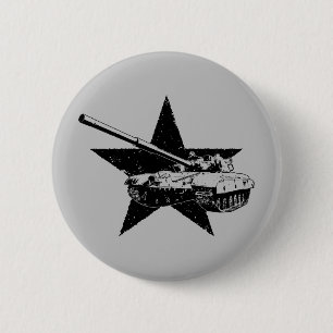 Badge Rond 5 Cm T-64 Char de combat principal