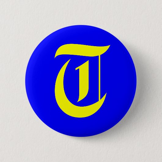 BADGE ROND 5 CM T - ANCIEN ANGLAIS (Devant)