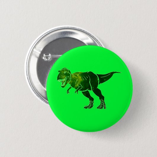 Badge Rond 5 Cm T-Rex (Devant & derrière)