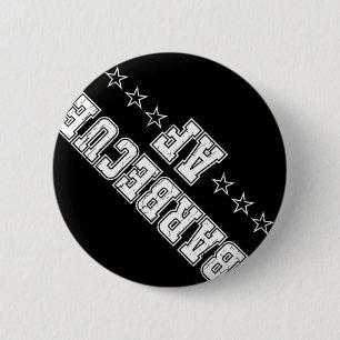 Badge Rond 5 Cm T-shirt Barbecue Af T-shirt Vintage Bbq Retro Styl