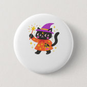 Badge Rond 5 Cm T-Shirt classique chatte celestial étincelant (Devant)