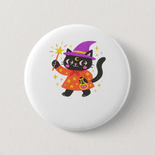 Badge Rond 5 Cm T-Shirt classique chatte celestial étincelant