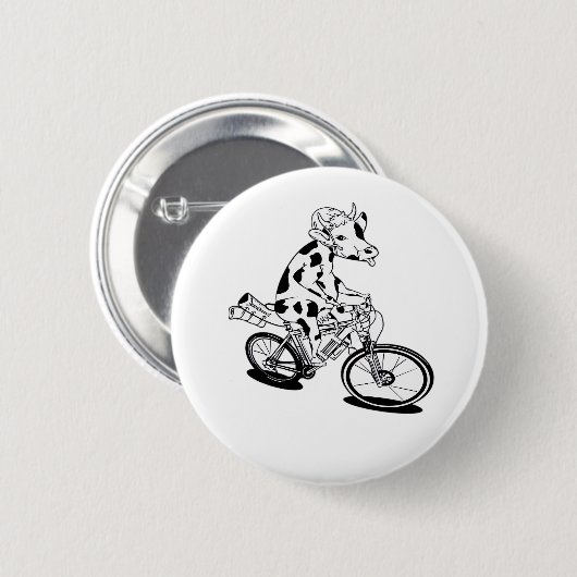 Badge Rond 5 Cm T-shirt classique pour vache (Devant & derrière)