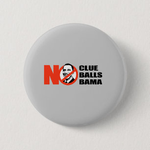 Badge Rond 5 Cm T-shirt d'Anti-Obama - aucun indice Nobama