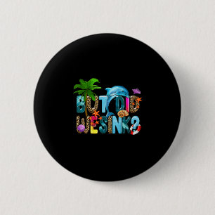 Badge Rond 5 Cm T-shirt de croisière drôle. Mais avons-nous coulé