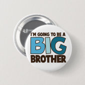 Badge Rond 5 Cm T-shirt de frère (Devant & derrière)