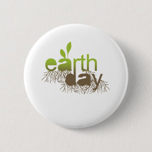 Badge Rond 5 Cm T-shirt de jour de la terre/T-shirts de jour de la