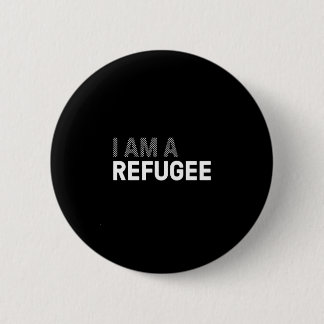 Badge Rond 5 Cm T-shirt de réfugié, femmes