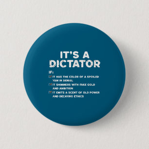 Badge Rond 5 Cm T-shirt de satire politique sur la décadence du po