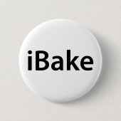 Badge Rond 5 Cm T-shirt d'iBake (Devant)