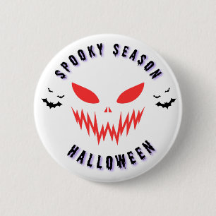 Badge Rond 5 Cm T-shirt graphique avec masque d'Halloween de la sa