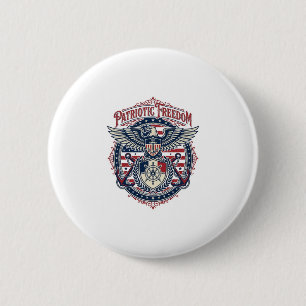 Badge Rond 5 Cm T-shirt graphique vectoriel prépa côtier patriotiq