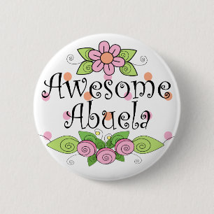 Badge Rond 5 Cm T-Shirt Incroyable Abuela